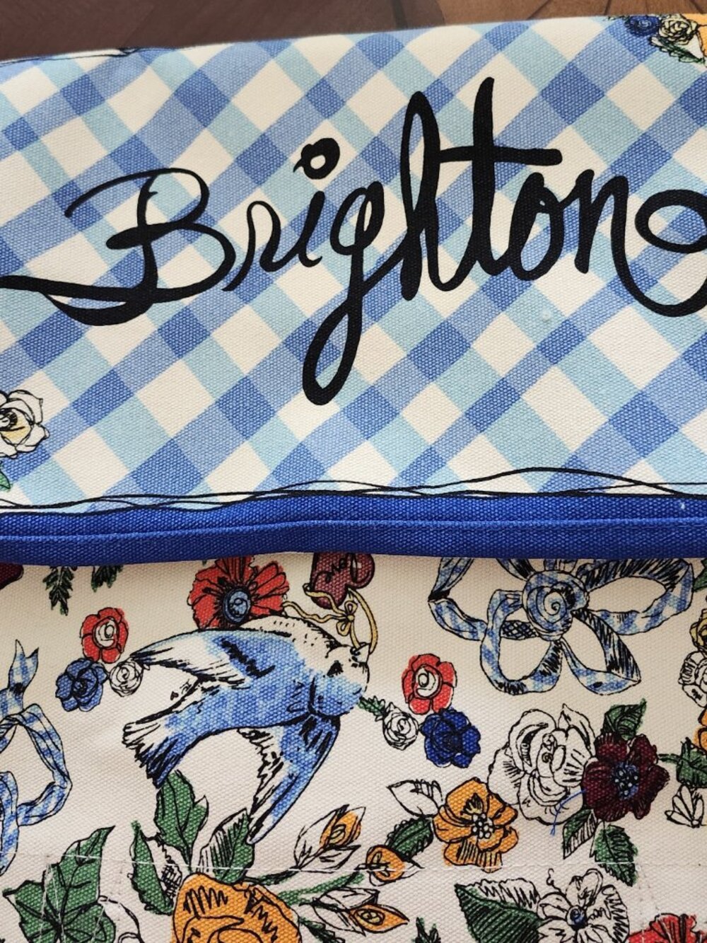 Brighton Tied With Love Canvas Tote Bag - BNIP - Picture 4 of 4
